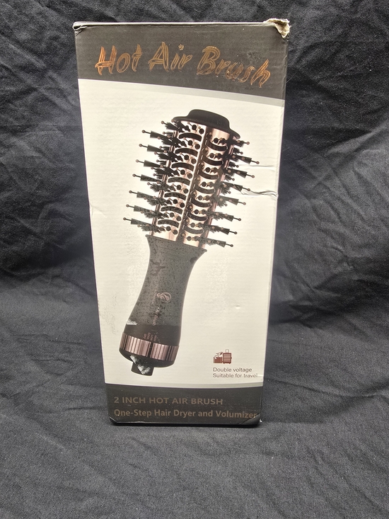 Hair Trends Other - Hot Air Brush One-Step Hair Dryer & Volumizer - Black with Rose Gold